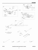 Controls Springs Diagram and Parts List for 543477-0048-E1  Briggs and Stratton Engine